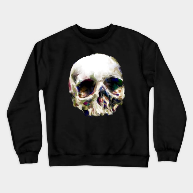 Head skull painting Crewneck Sweatshirt by Art By Mojo